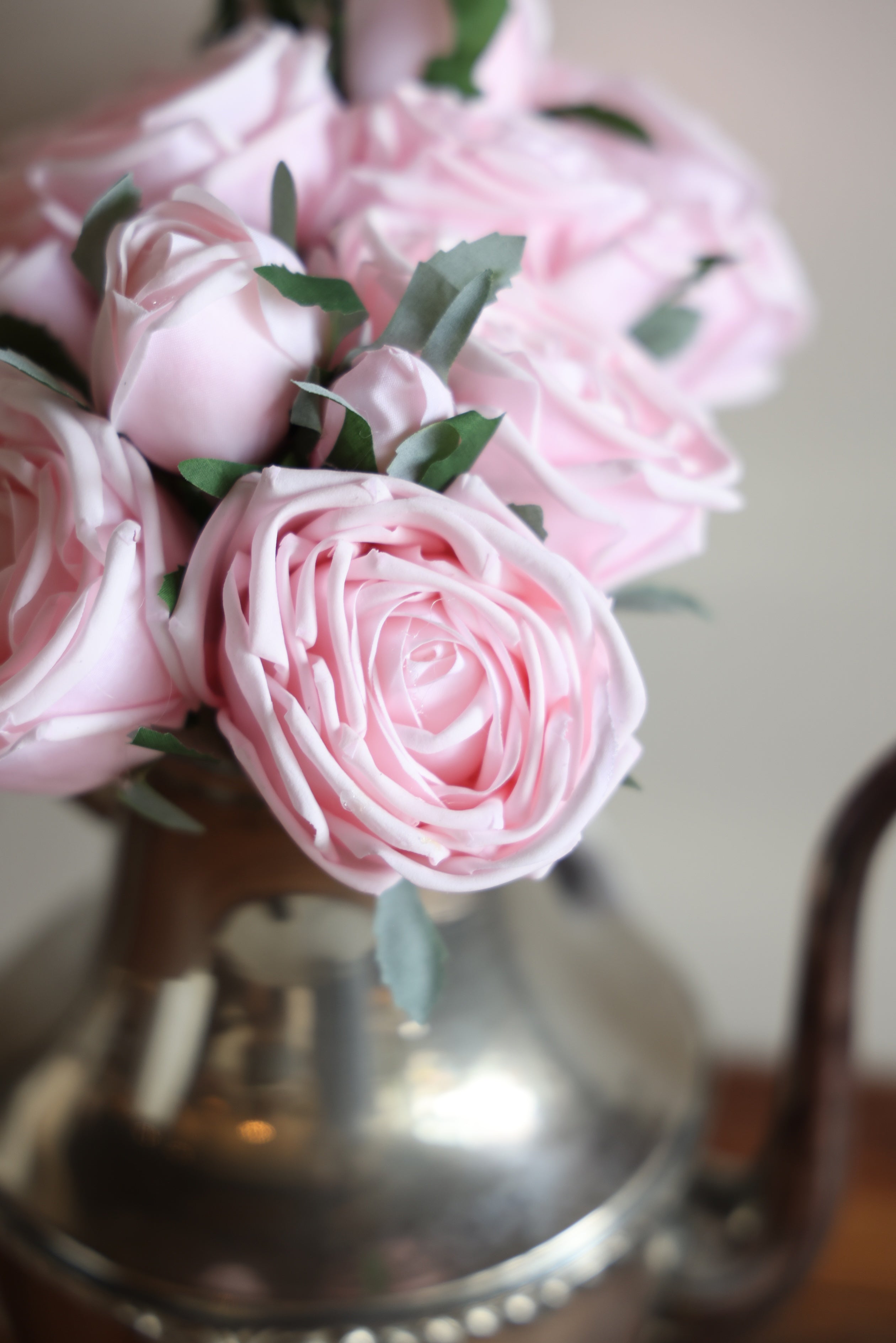 Real Touch rose bouquet- 6 stem bundle