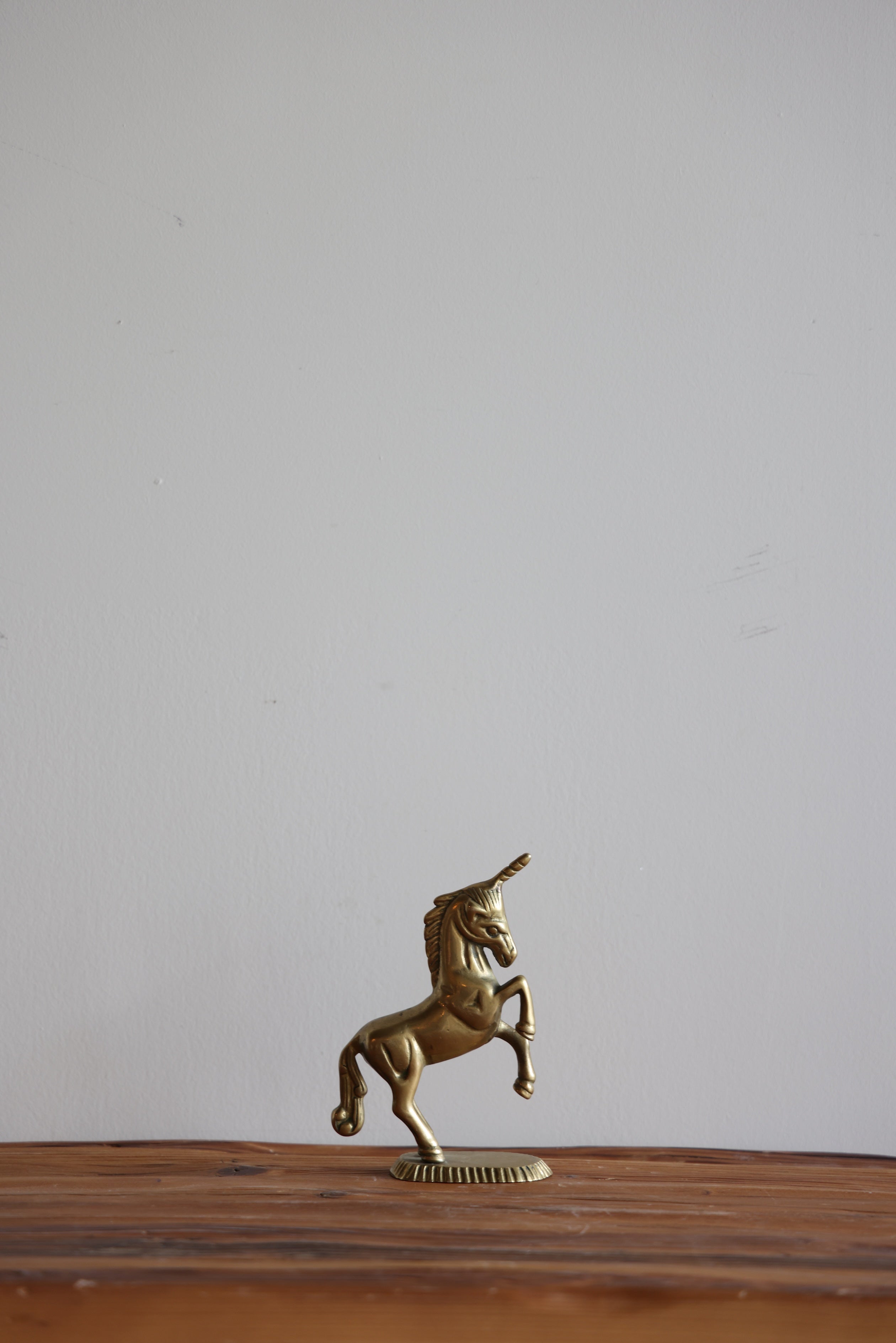 Vintage Brass Unicorn