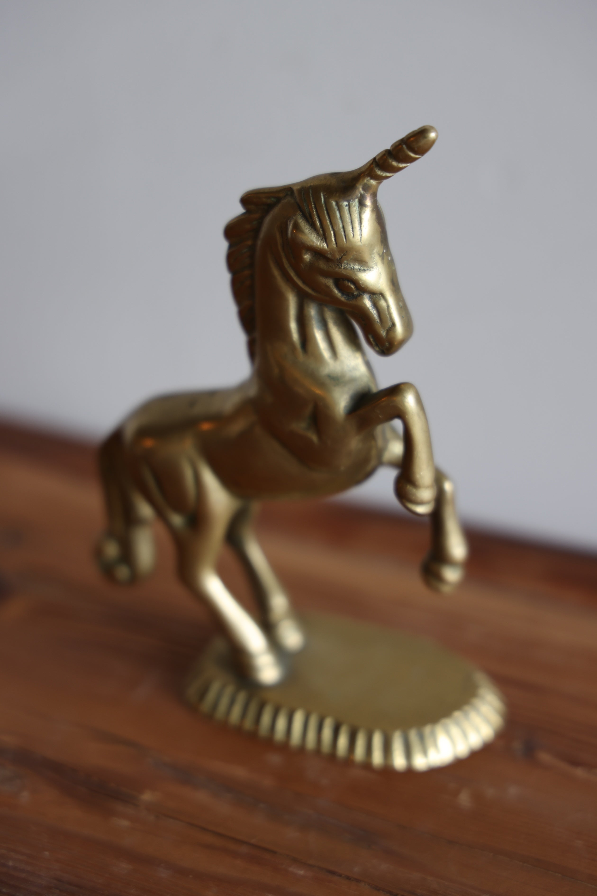 Vintage Brass Unicorn