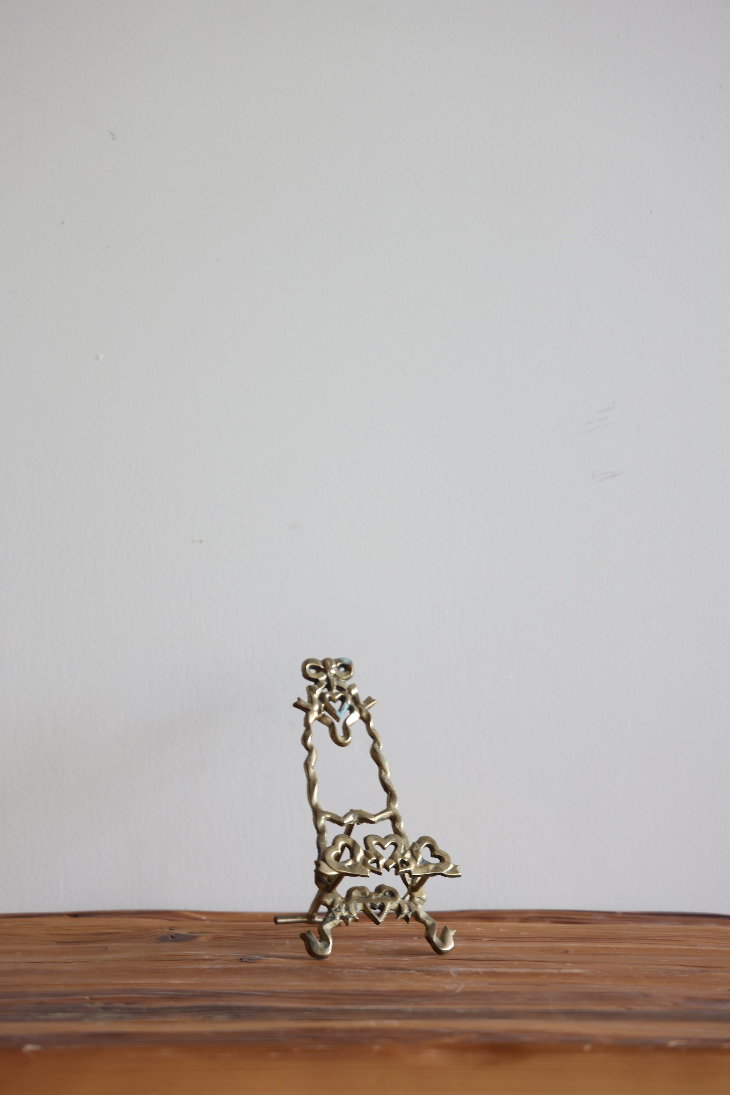 Vintage Brass Easel