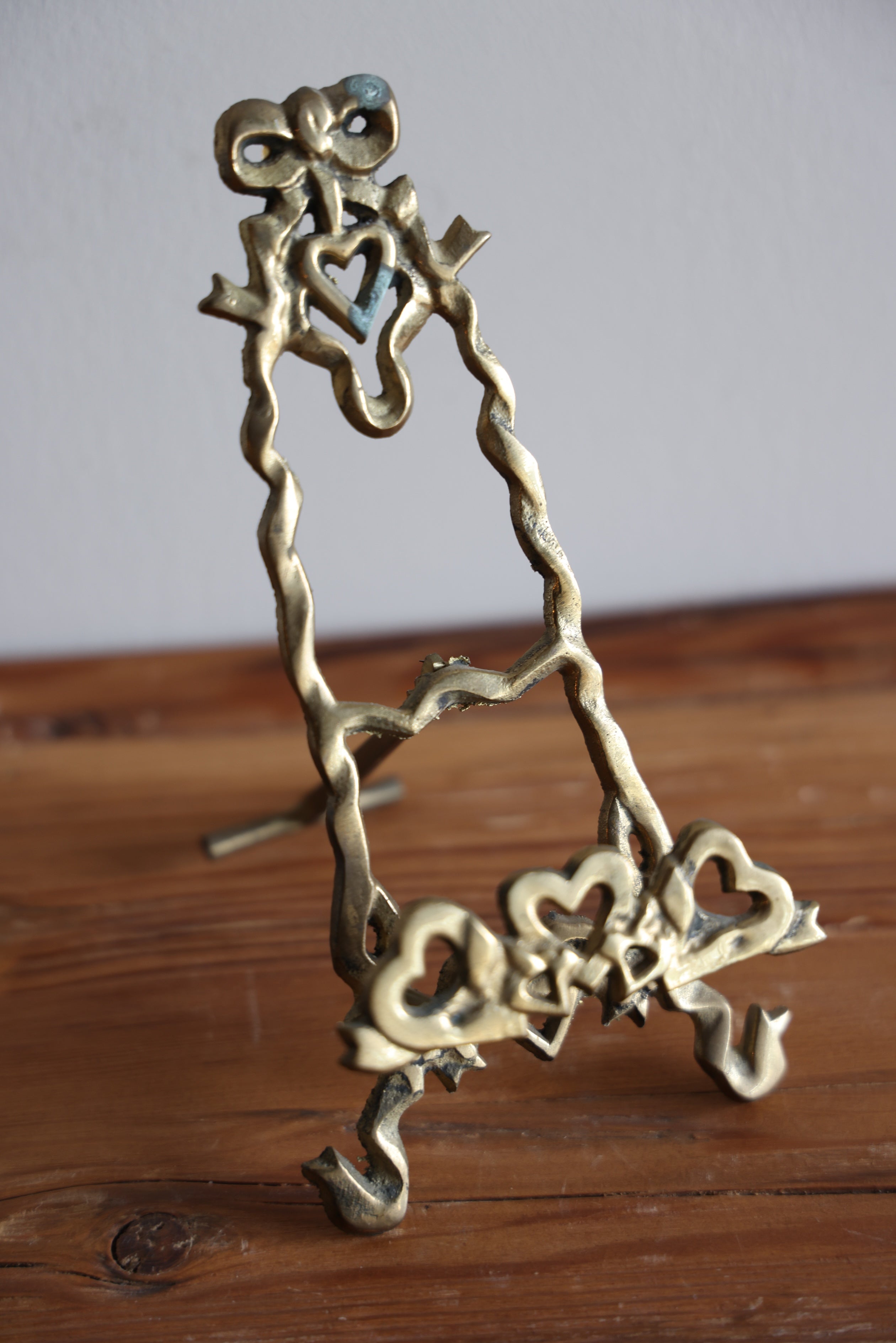 Vintage Brass Easel