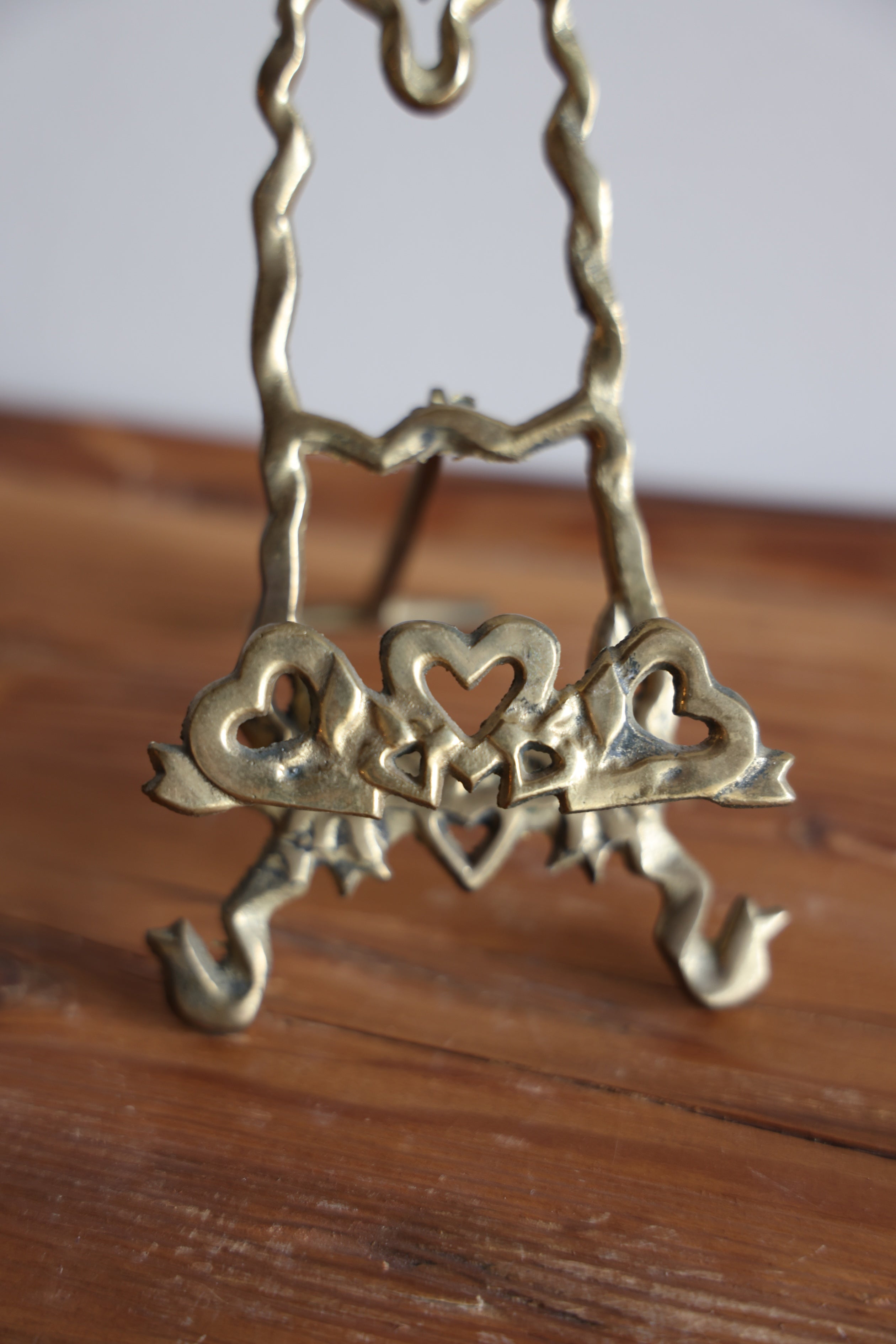 Vintage Brass Easel