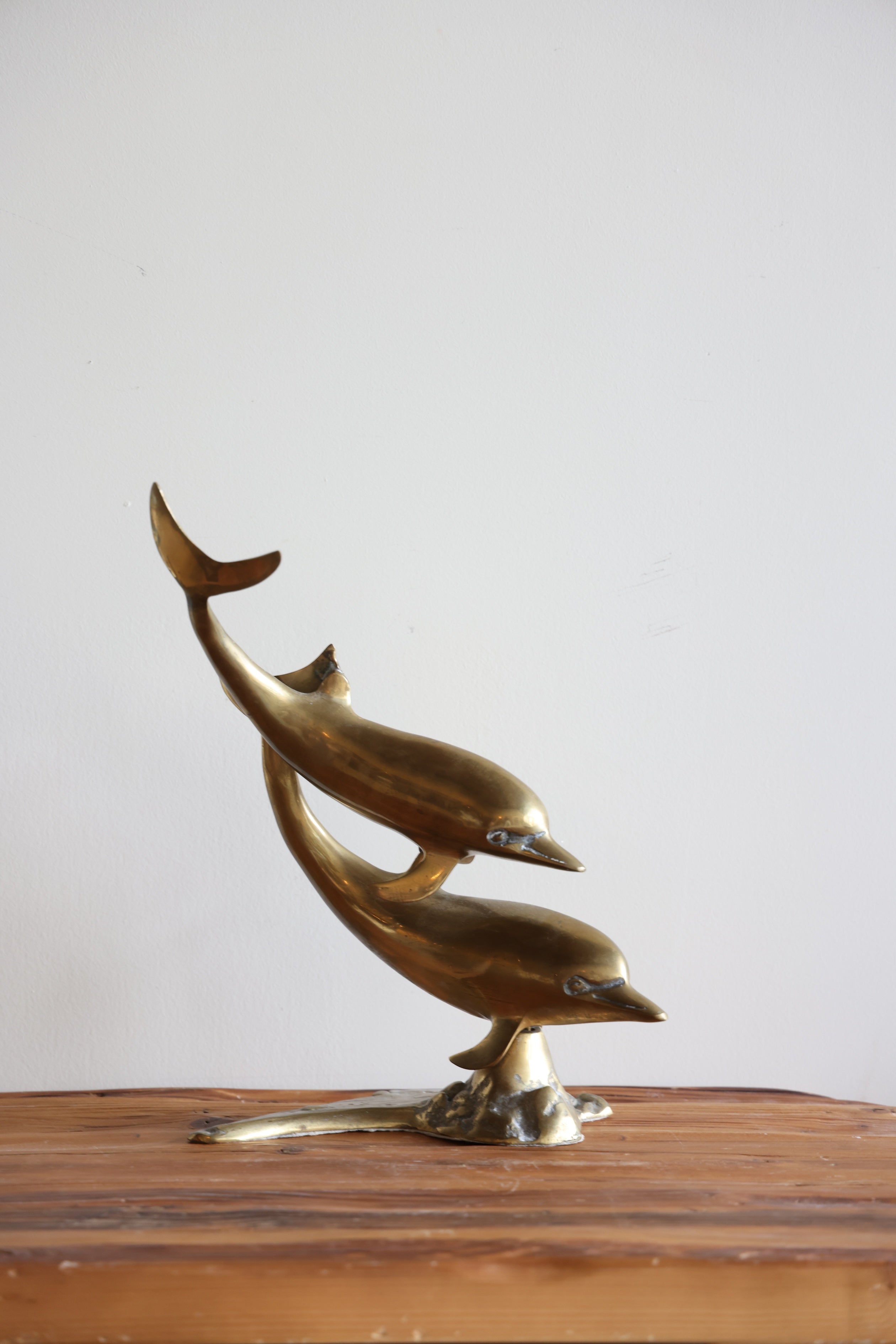 Vintage Brass Dolphins