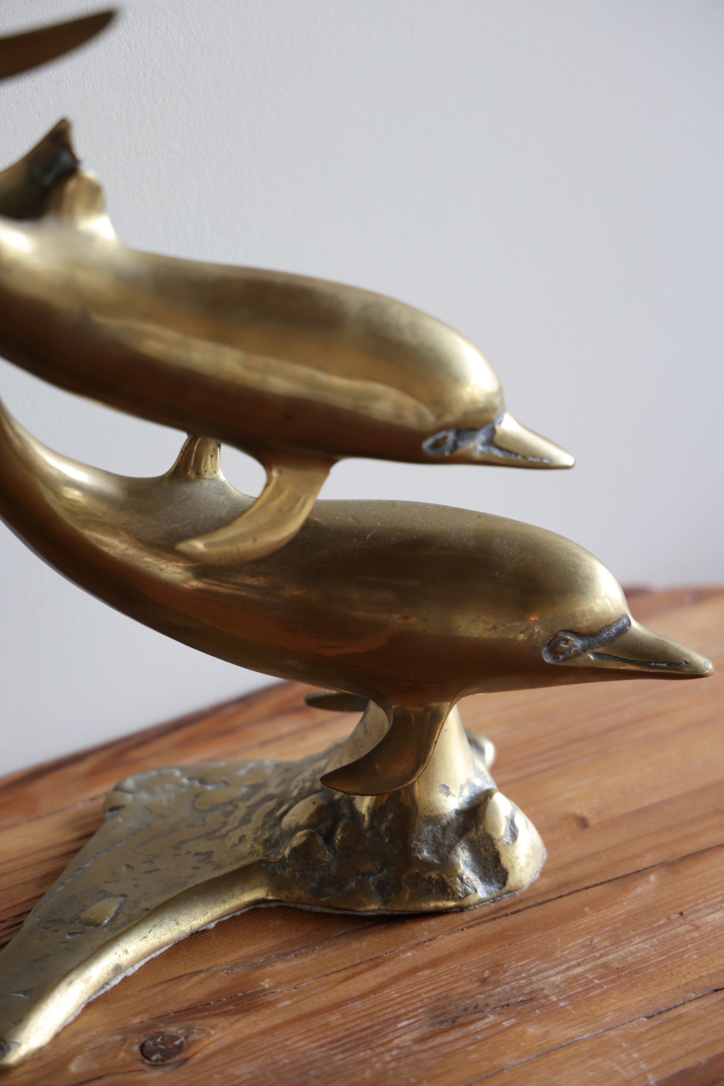 Vintage Brass Dolphins