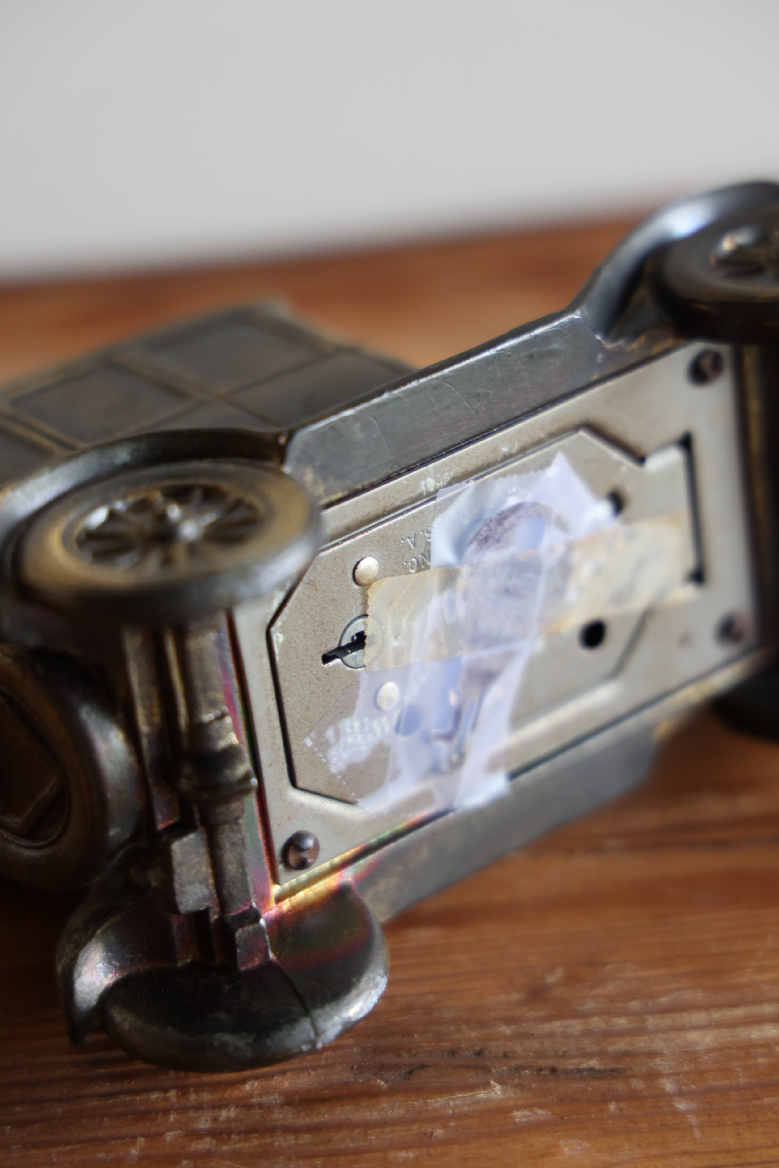 Vintage Metal Car Bank