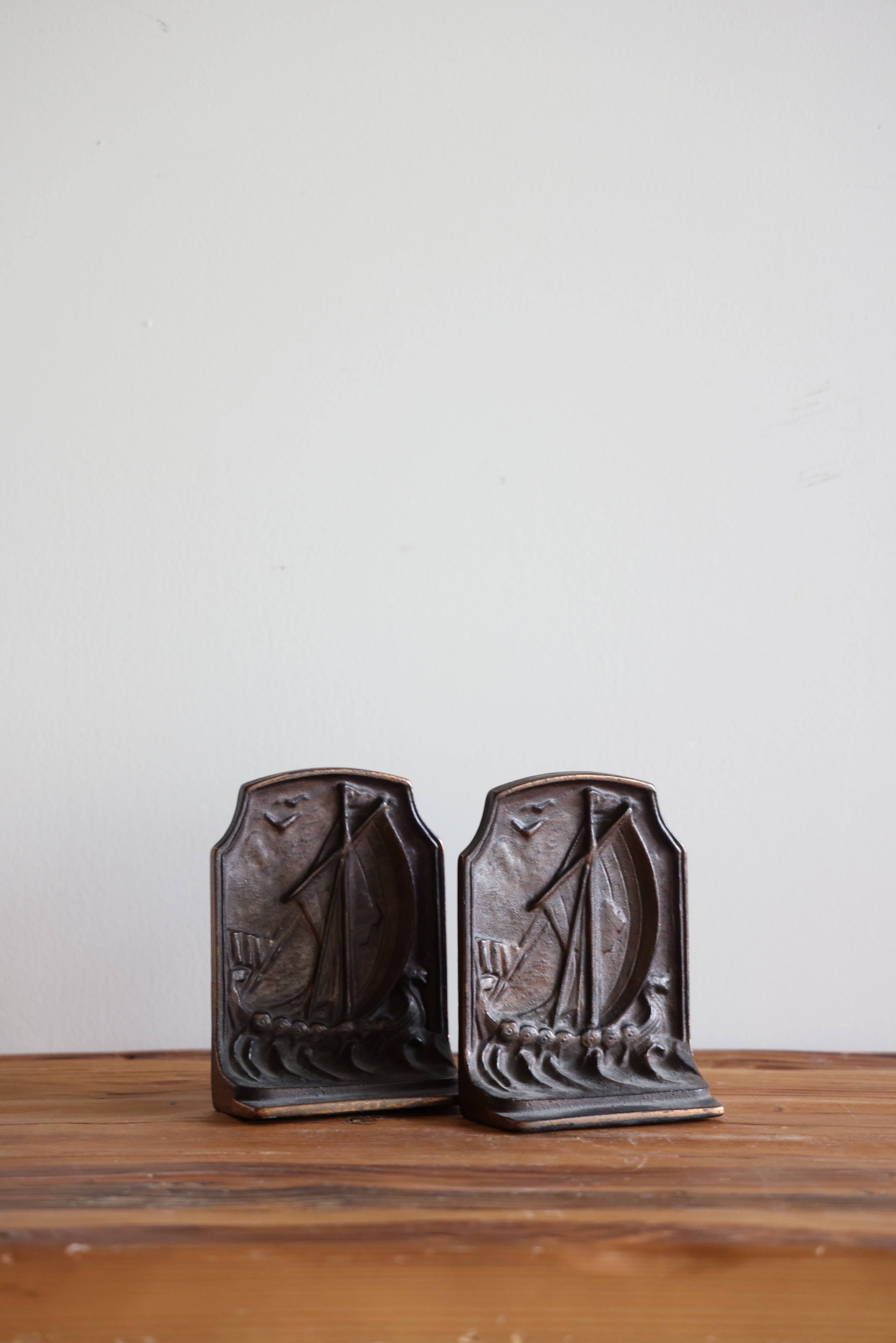 S/2 Vintage Nautical Bookends