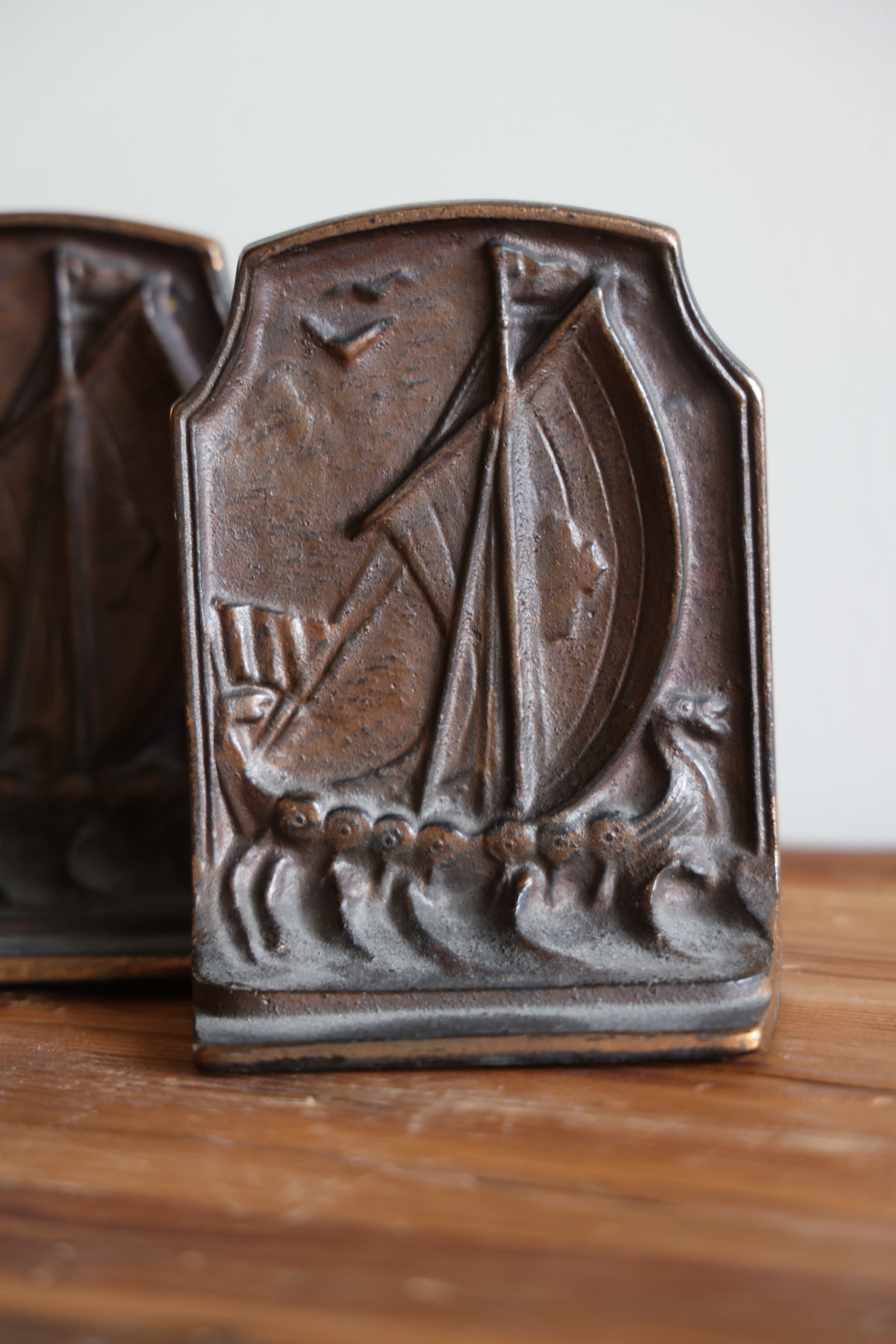 S/2 Vintage Nautical Bookends