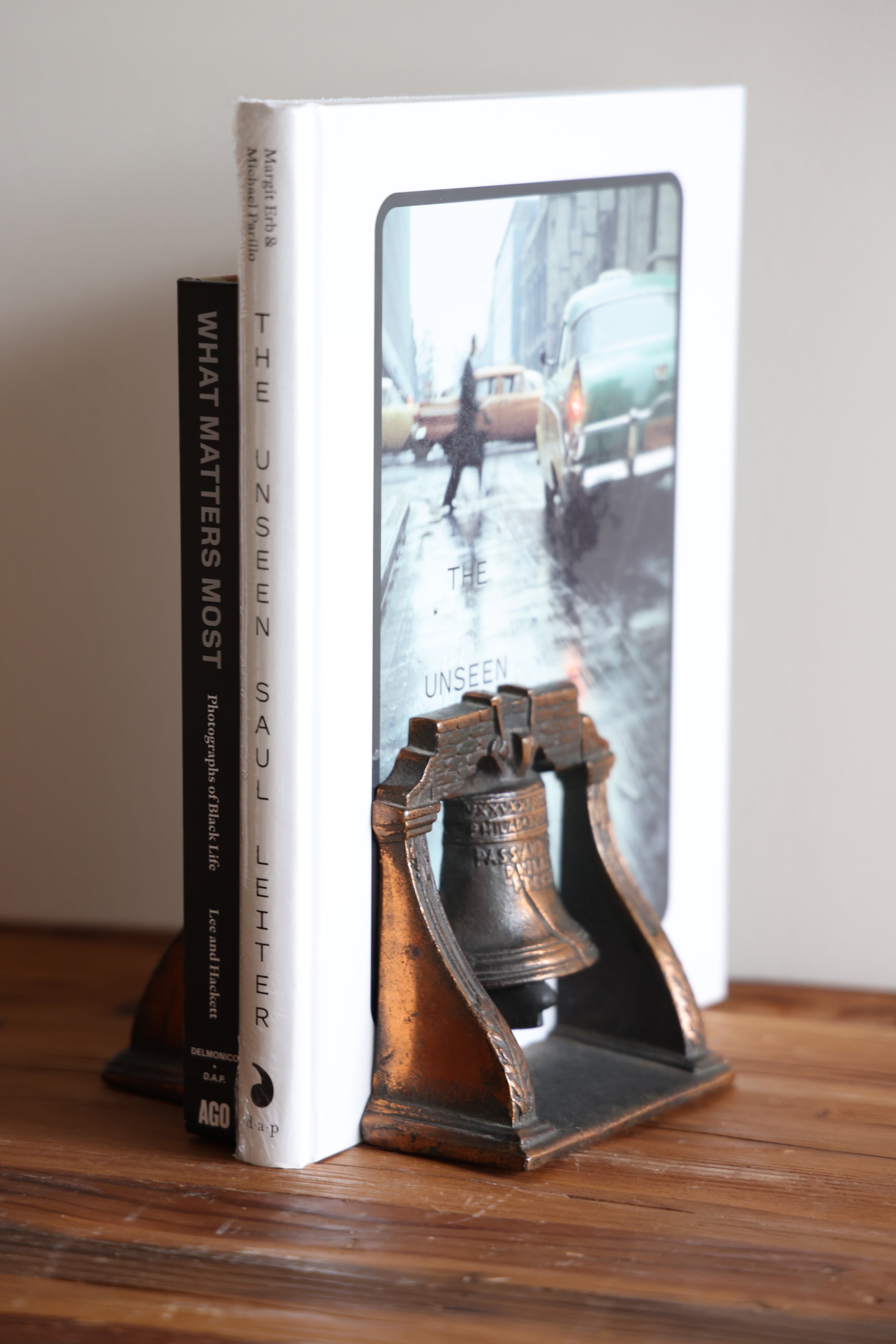 S/2 Vintage Liberty Bell Bookends