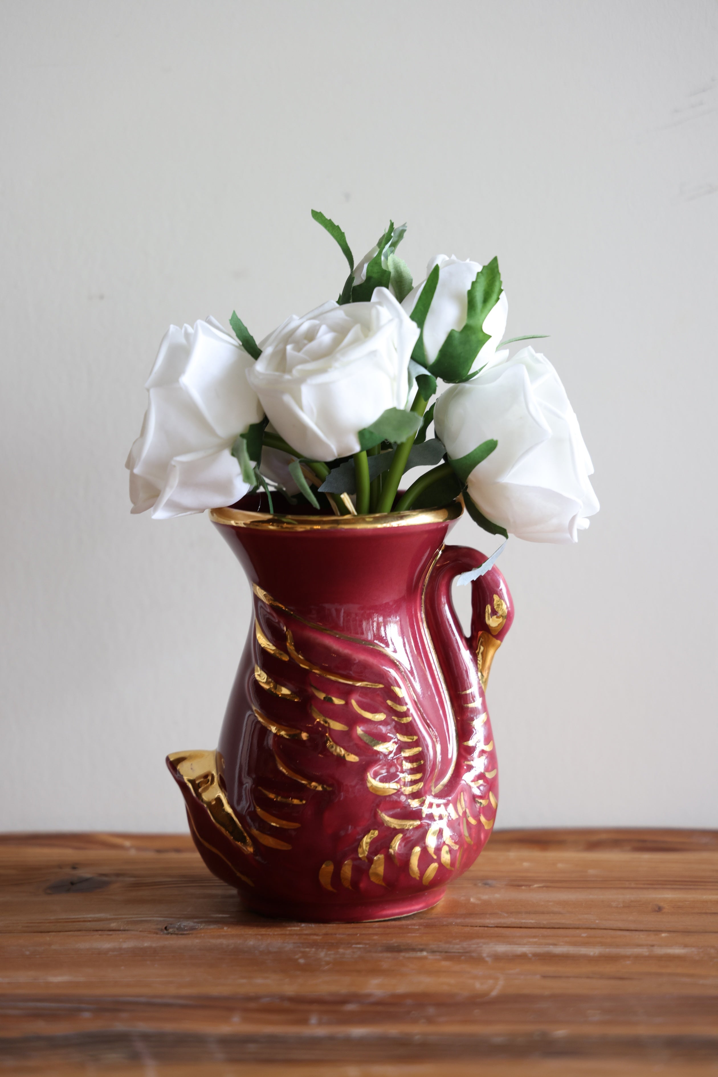 Vintage Swan Vase