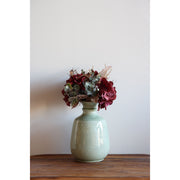14" Burgundy Faux Dried Floral Bundle