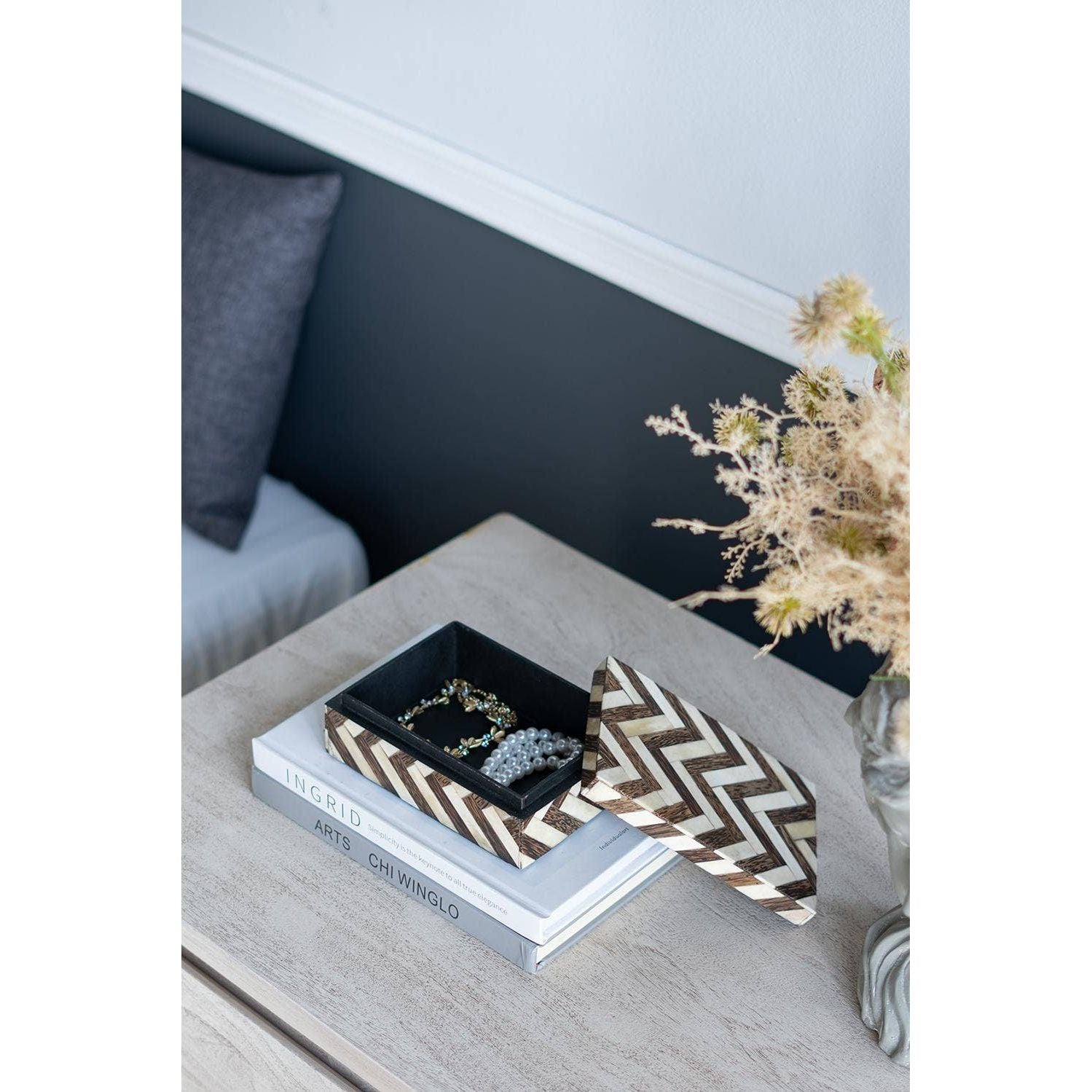Zig Zag Bone Inlay Boxes