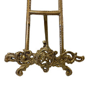 16" Vintage Style Solid Brass Photo-Plate Easel Stand