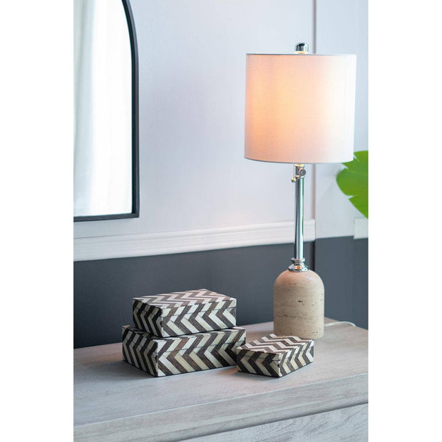 Zig Zag Bone Inlay Boxes