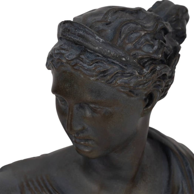 Bronze Grecian Bust Sculpture