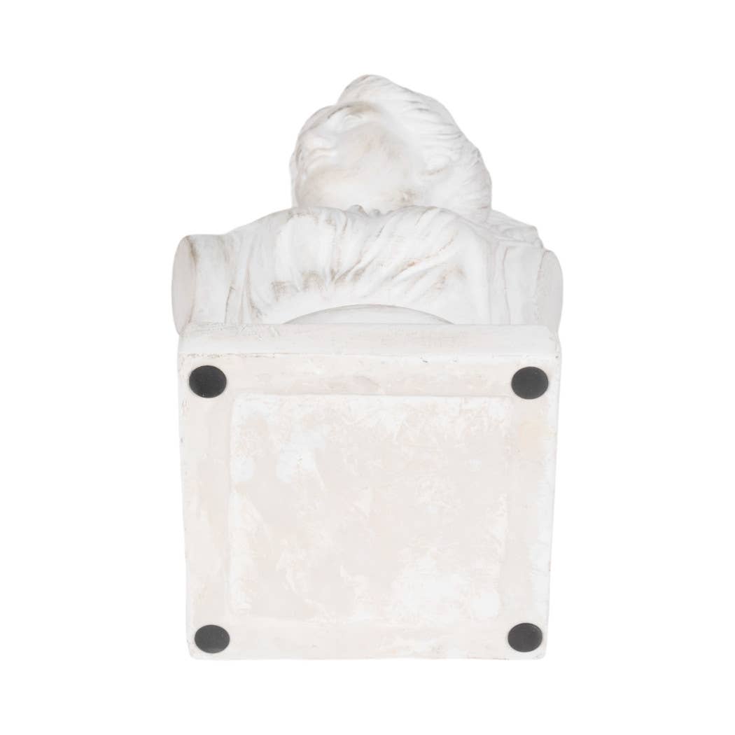 White Distressed Venus Bust Sculpture