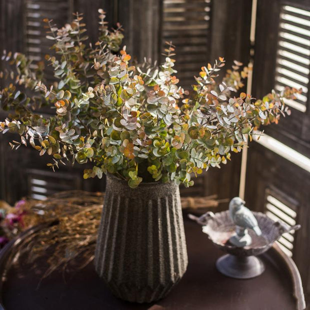 Eucalyptus Stem in Autumn Green