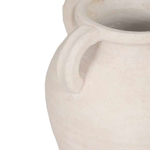 White Amphora Multi-Handle Jug