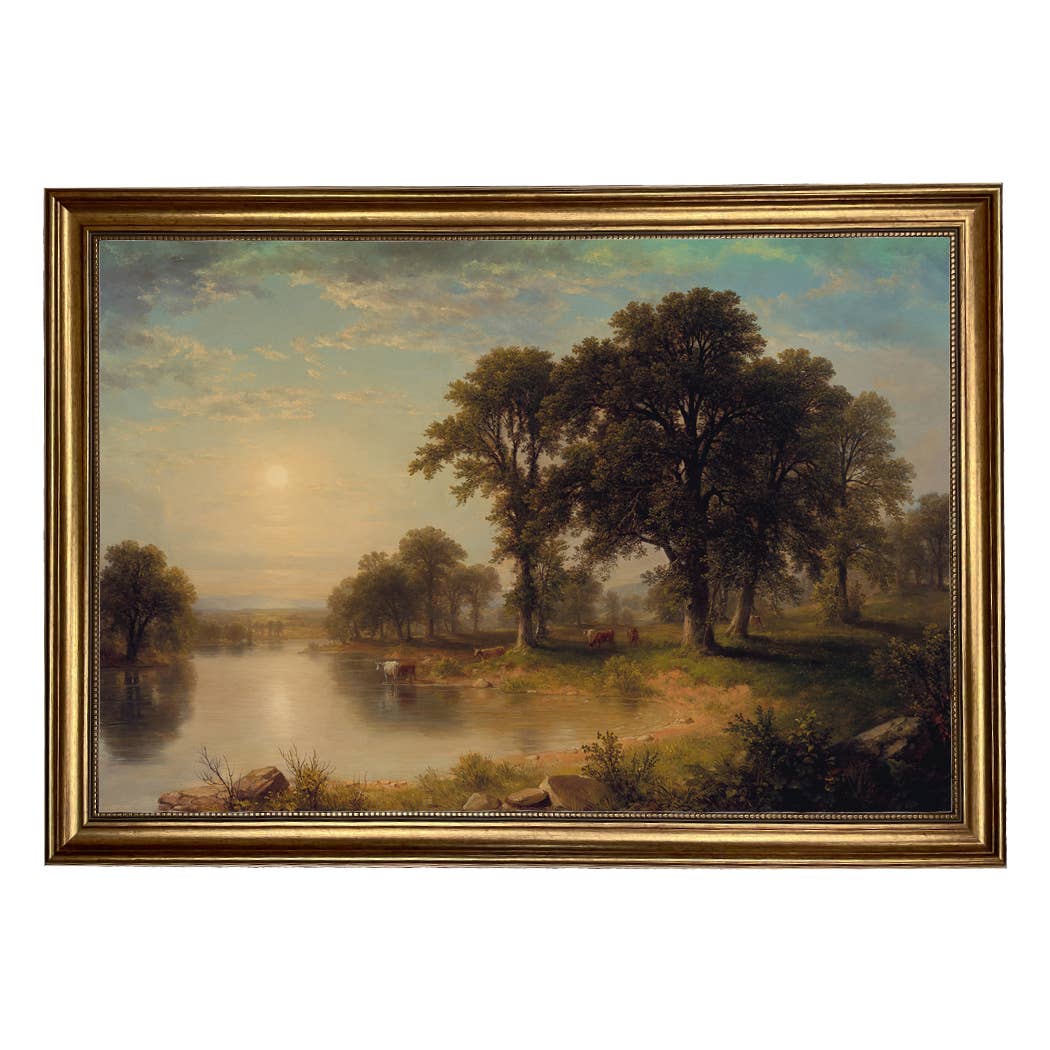 Summer Afternoon by Asher Durand Vintage Painting Print
