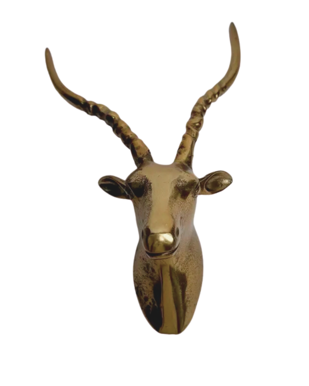 Gazelle Gold Wall Decor