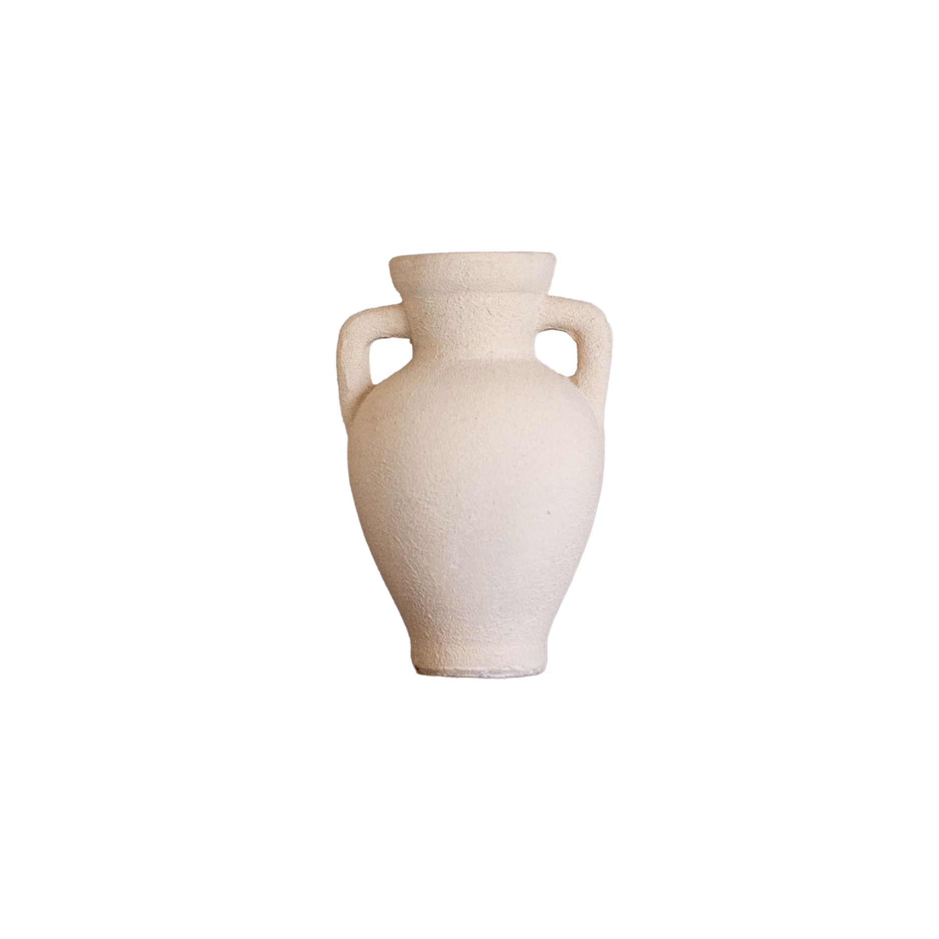 Lisbon Cream Urn Vase With Handles Large