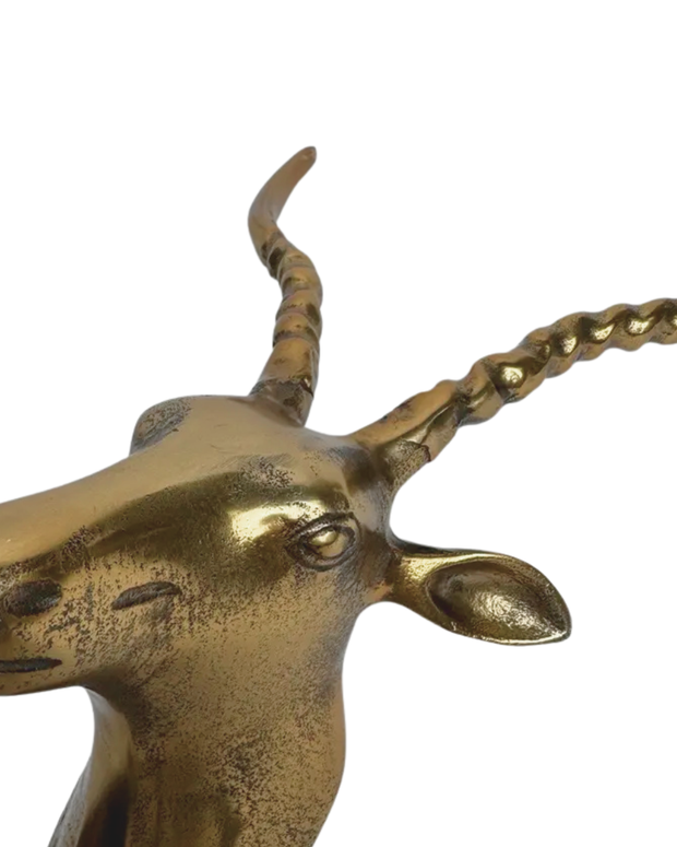 Gazelle Gold Wall Decor