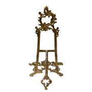 16" Vintage Style Solid Brass Photo-Plate Easel Stand