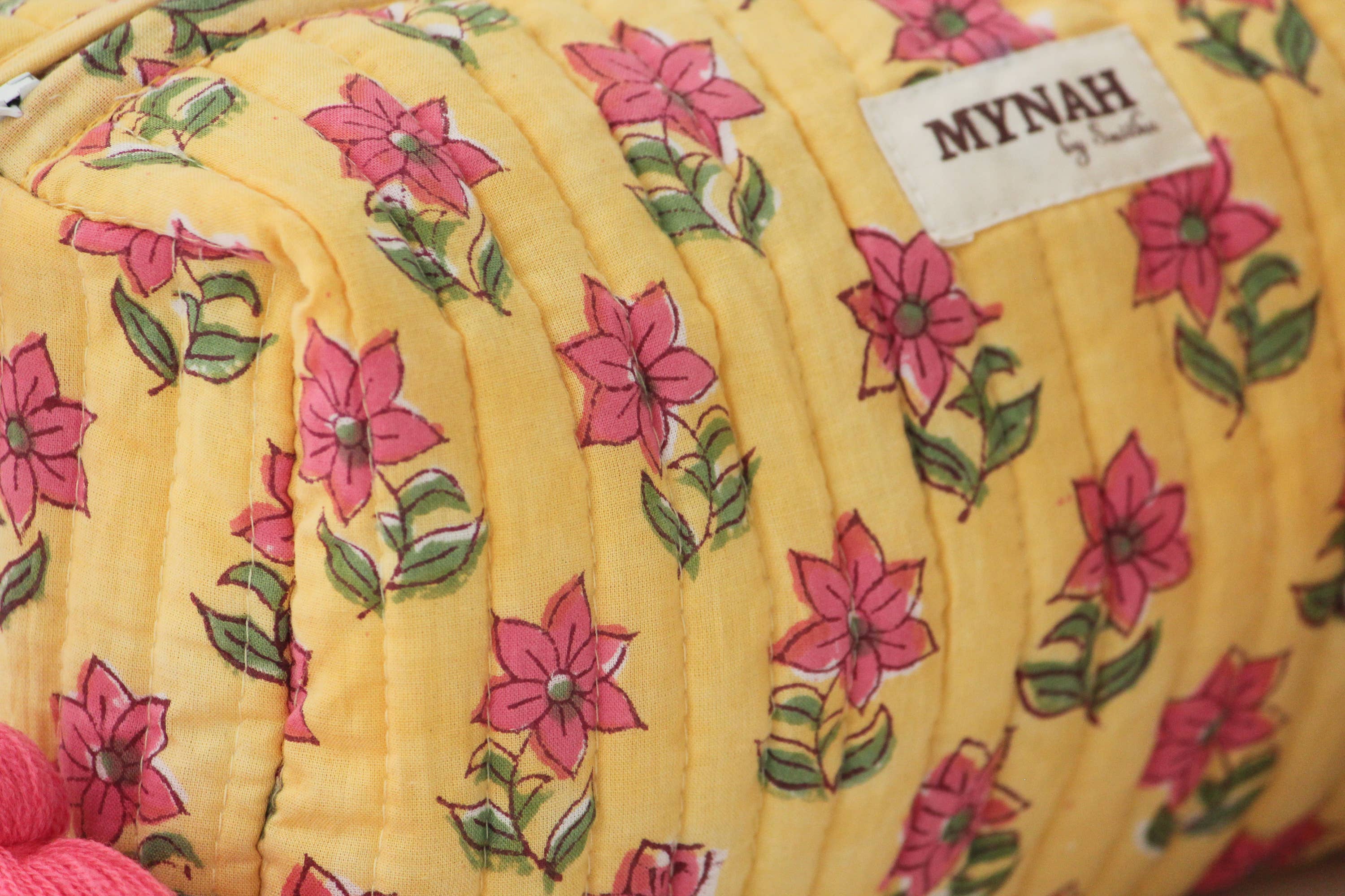 Petunias motif travel/make up/organizer/wet bag