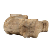 Wooden Horse Head Statue