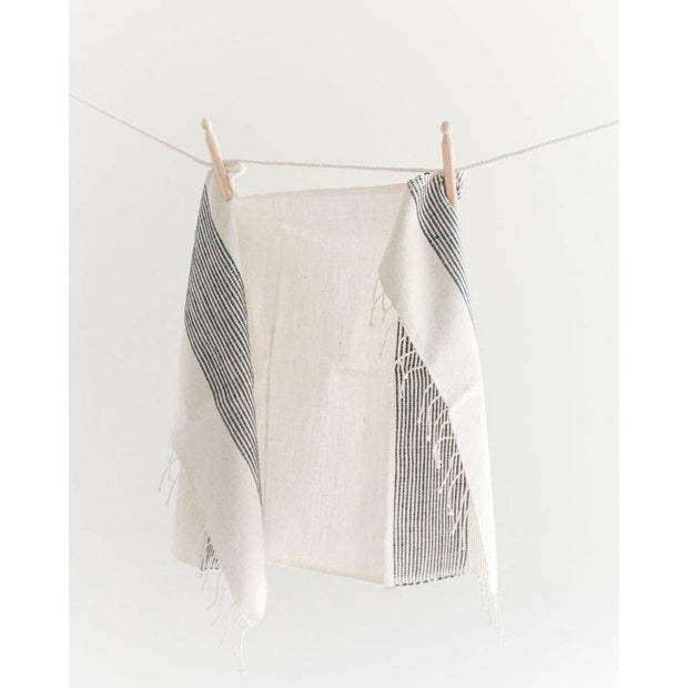 Riviera Striped Cotton Hand Towel | Handwoven in Ethiopia