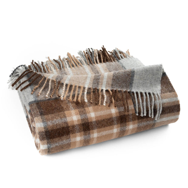 Highland Tweeds Shetland Lambswool Throw (McKellar)