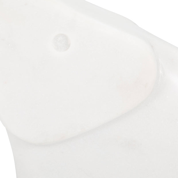 White Marble Elephant Figurine