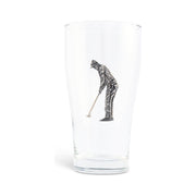 Golfer Beer Glass