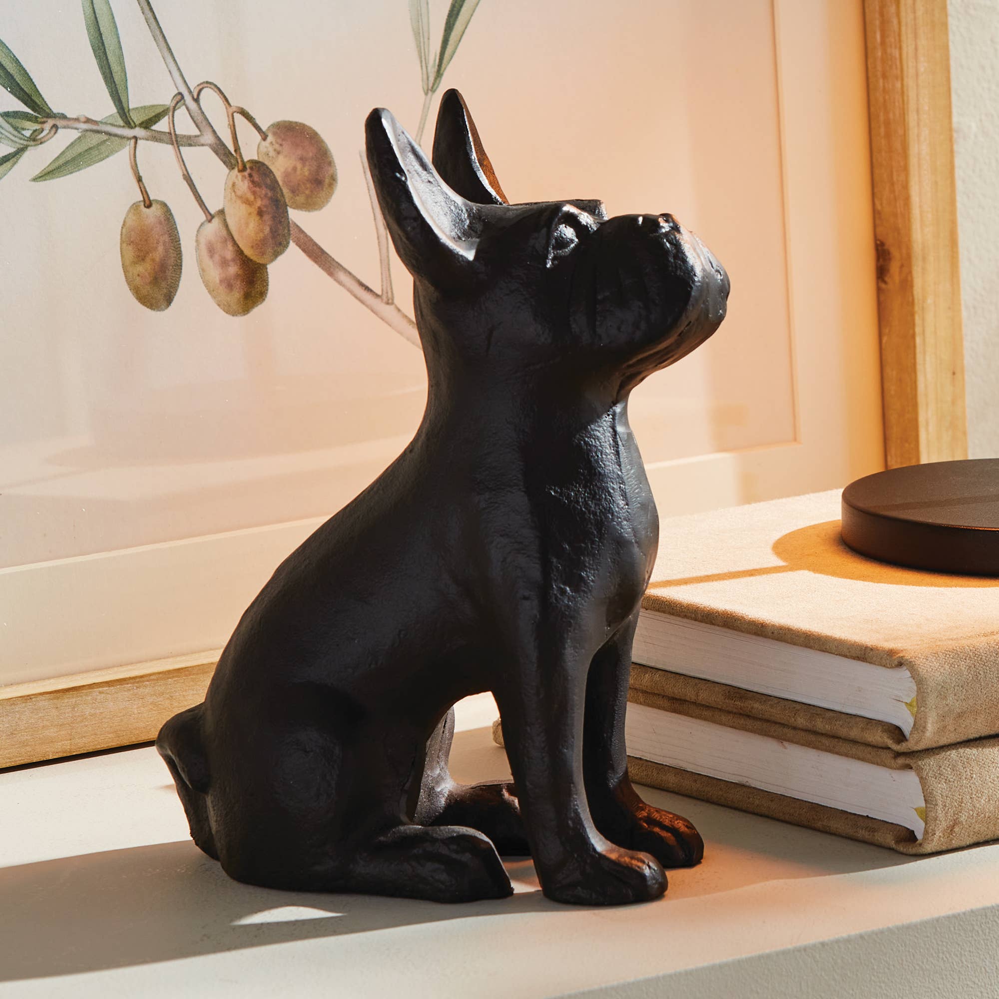 Good Boy Dog Sculpture, Black