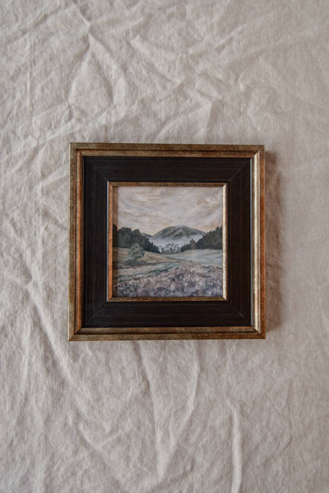Antique Style Framed Art Print - Landscape - 