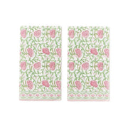 Floral Block Print 3-Ply Paper Dinner Napkin / Guest Towel