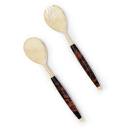 Tortoise Swirl Servers  - Set of 2
