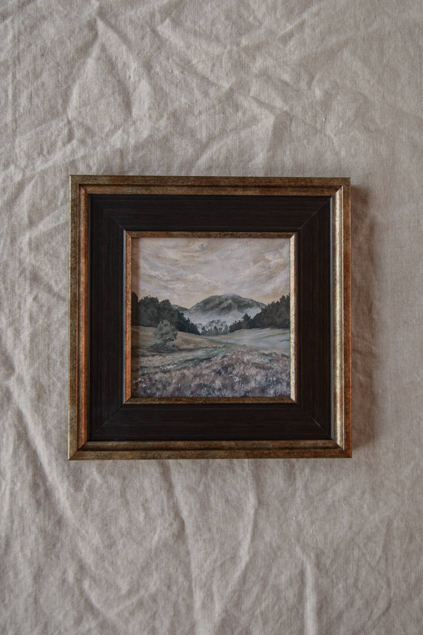 Antique Style Framed Art Print - Landscape - 