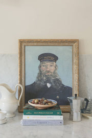 Portrait of a Postman Framed Antique Art