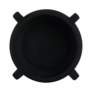 Black Textured Bowl with Handles