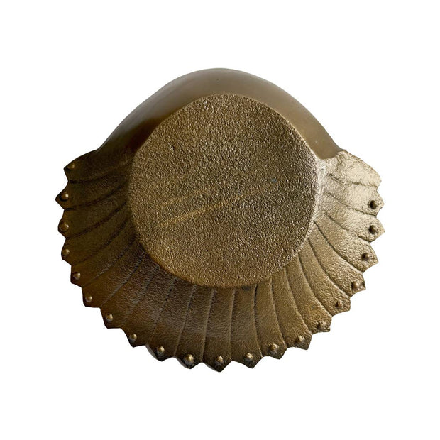 6-3/4" Brass Vintage Peacock Change | Jewelry | Trinket Tray