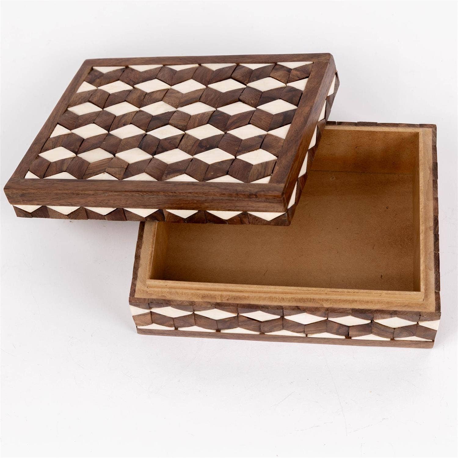 Bone And Wood Inlayed Box