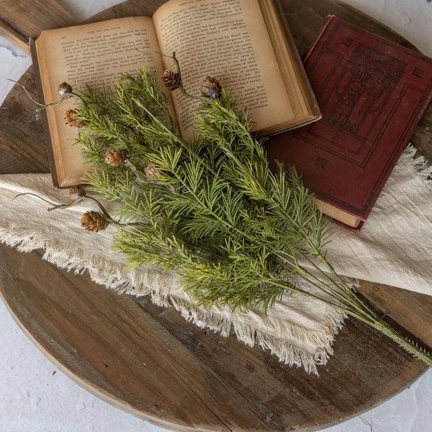 20" PINE W/ PINECONES BUSH