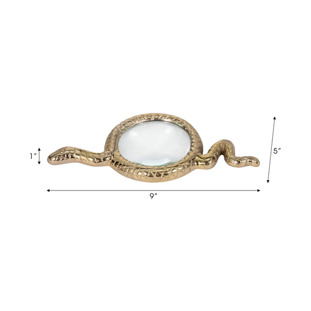 Gold Snake Magnifying Glass
