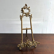 16" Vintage Style Solid Brass Photo-Plate Easel Stand