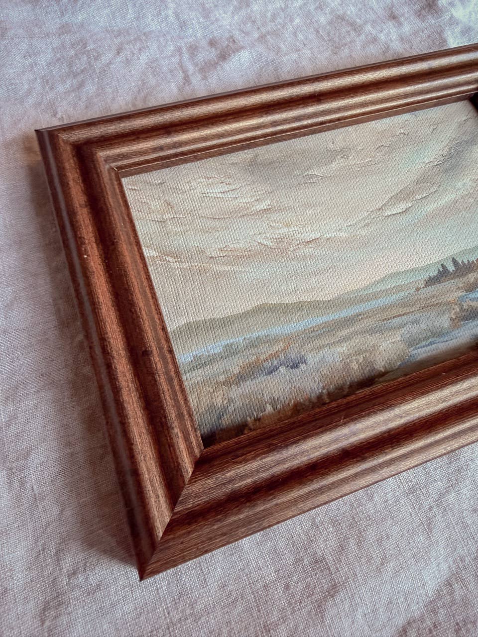 Antique Style Framed Art Print - Landscape - 