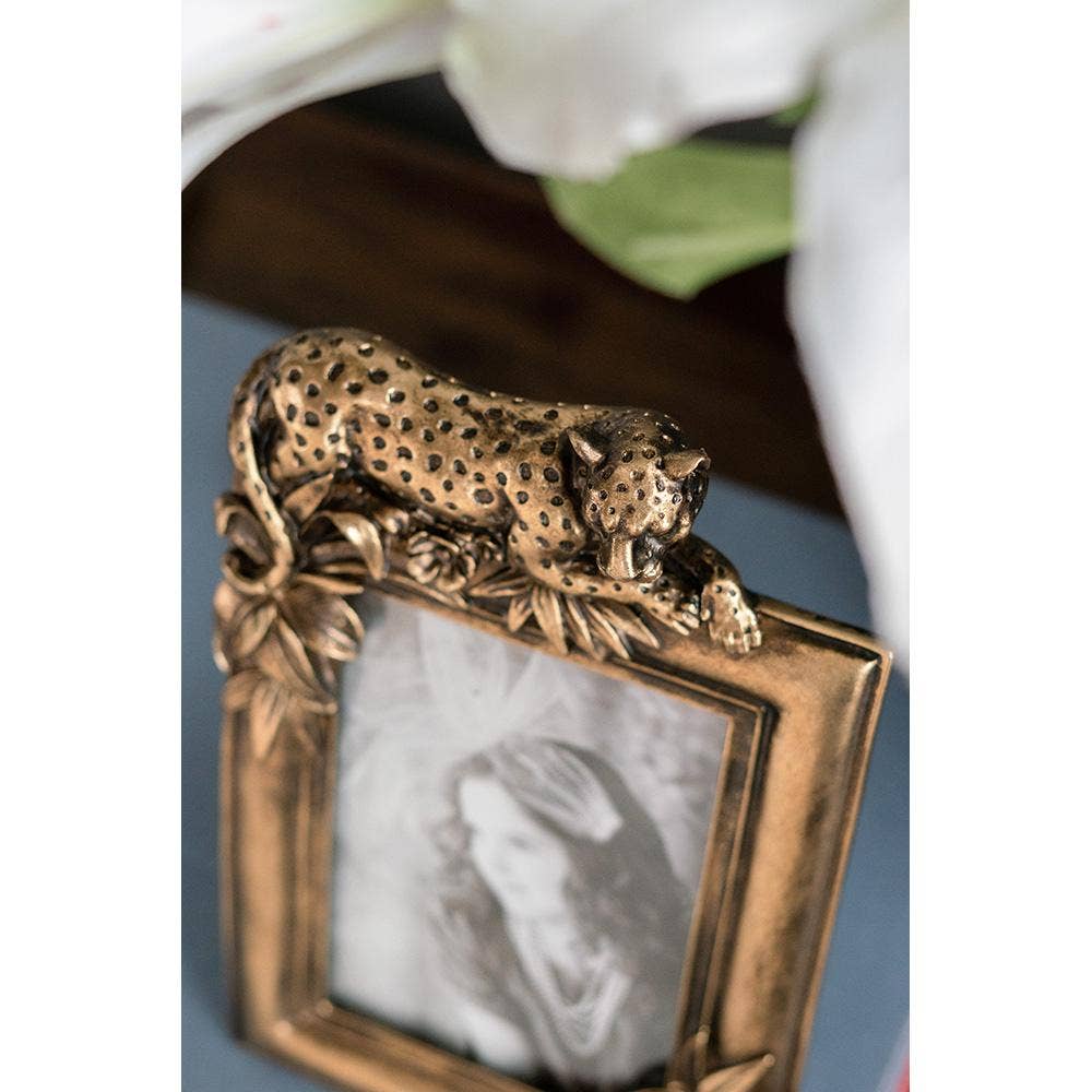 Gold Leopard Frame