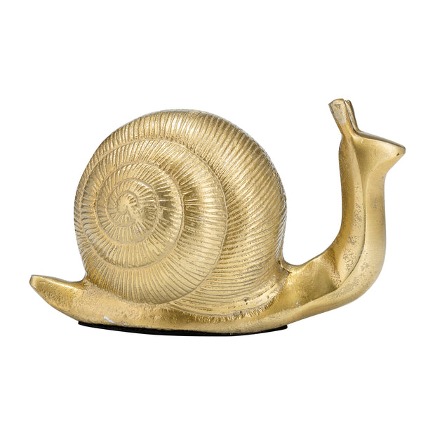 Gold Decorative Snail Figurine