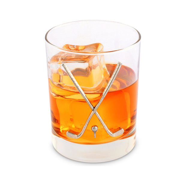 Golf Club Double Old Fashioned Glass