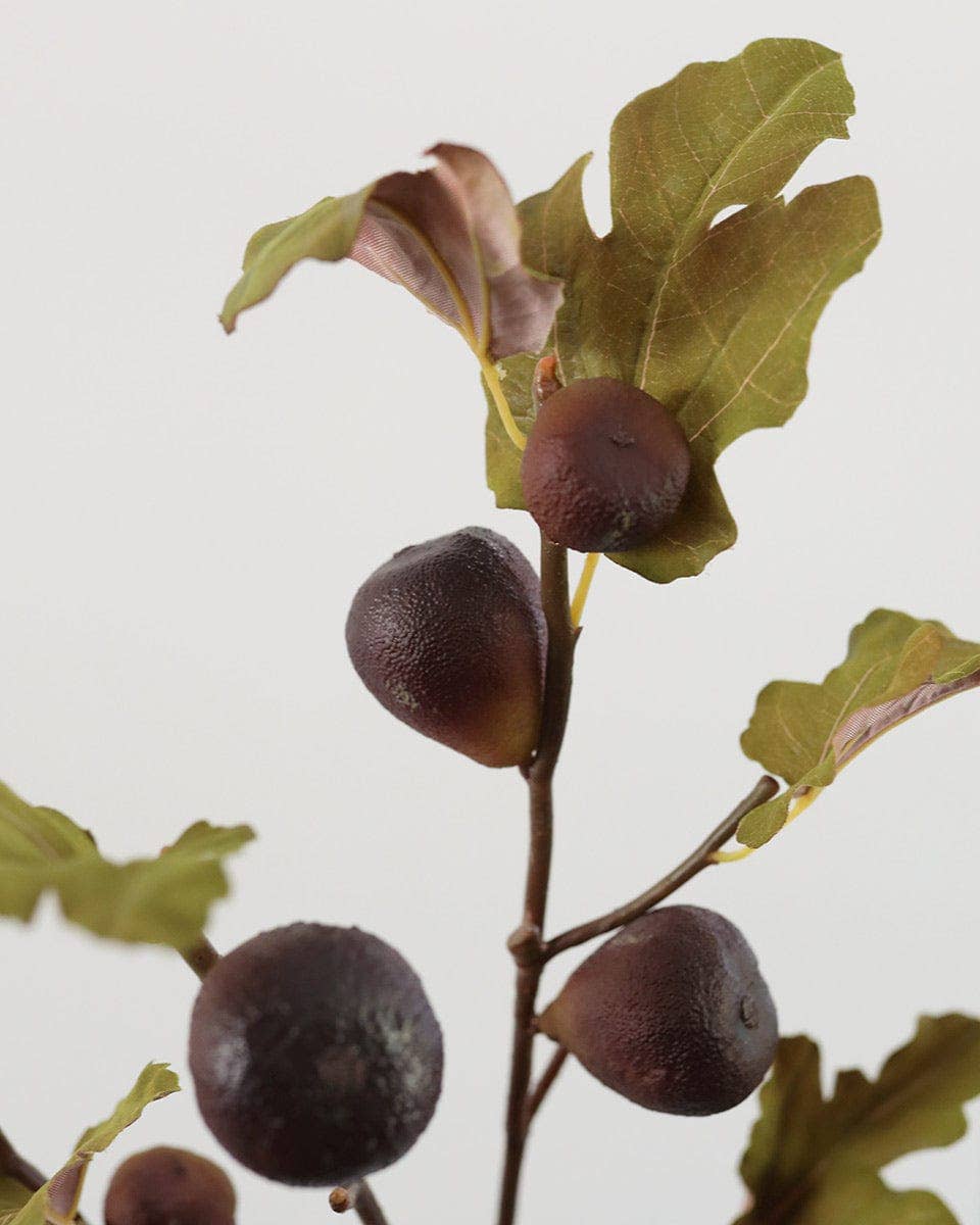 Faux Fig Fruit Branch 37