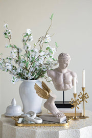 S/2 Gold Bow Candle Holders